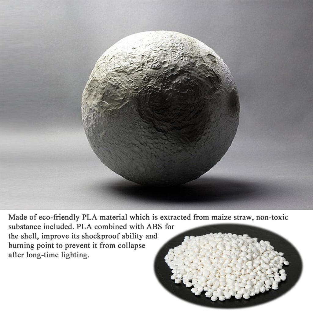 3D Magical Moon LED Night Light Desk Lamp USB Rechargeable 7 Light Colors For Home Decoration