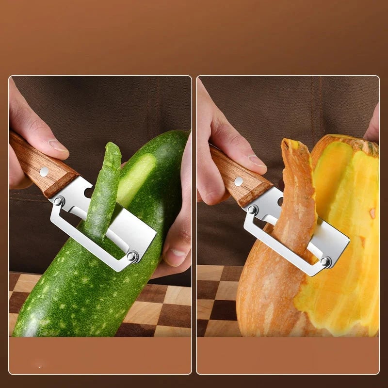🏆 Last Day Special Price ! 🎉BUY 1 GET 1 FREE🎁 Thickened Stainless Steel Multi-Peeler – Heavy-Duty, Wide Blade, Bottle Opener 🍺