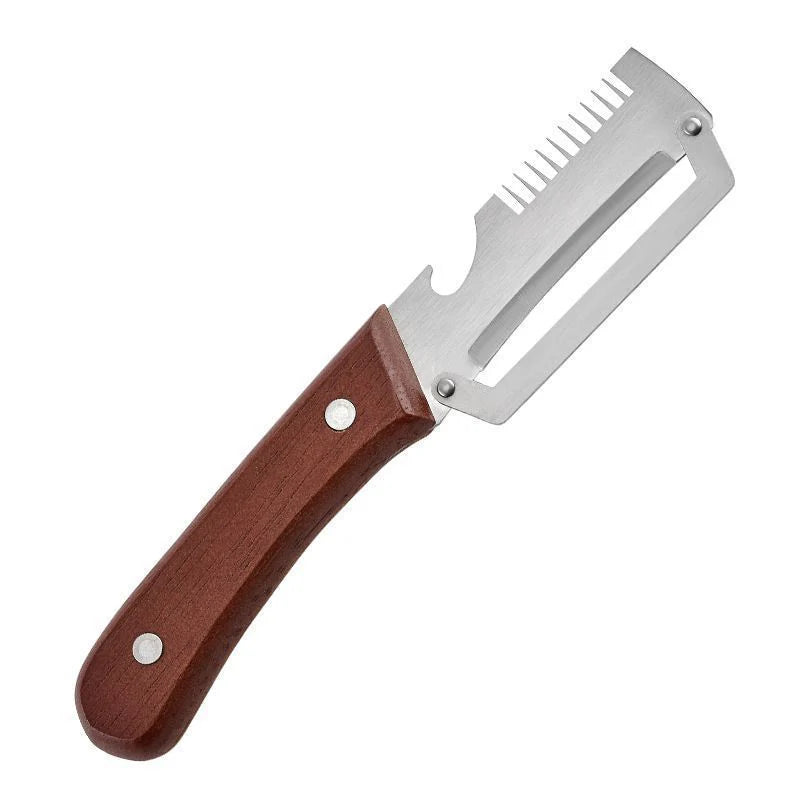🏆 Last Day Special Price ! 🎉BUY 1 GET 1 FREE🎁 Thickened Stainless Steel Multi-Peeler – Heavy-Duty, Wide Blade, Bottle Opener 🍺